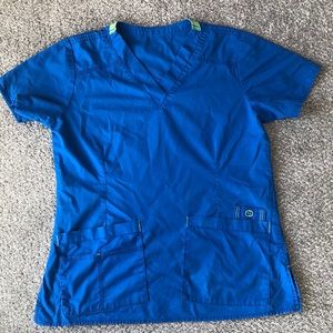 WonderWink Royal blue scrub top